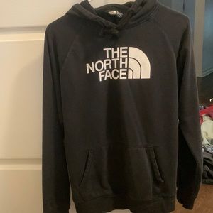 black north face hoodie